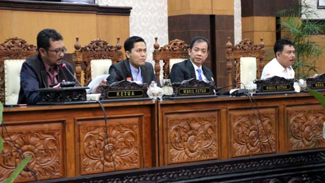 Suasana Sidang Paripurna Alat Kelengkapan DPRD Banyuwangi. (ist)