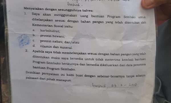 Tiga Desa di Kecamatan Genteng Banyuwangi Diduga Lakukan Praktek Pelanggaran dalam Penyaluran BPNT